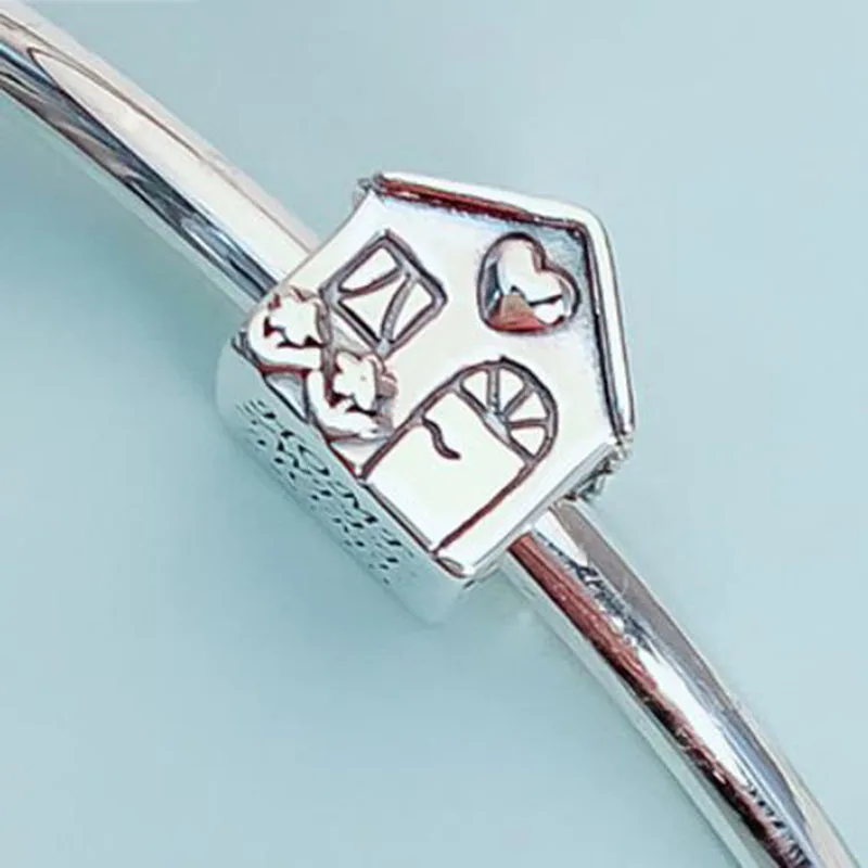 925 Sterling Sølv Perle Nye Mode Sweet Home Perler Passer Til Pandora Kvinder, Armbånd & Halskæde Diy Smykker