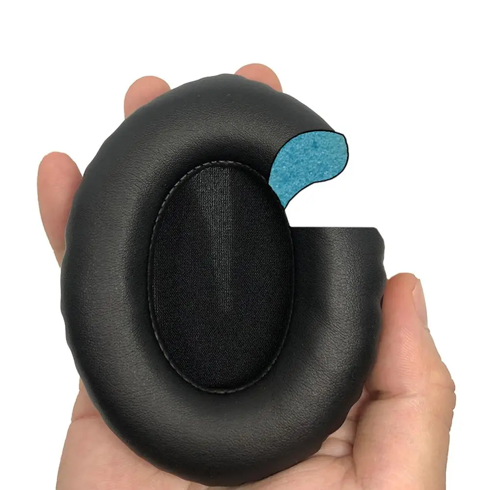 KQTFT Udskiftning Ørepuder Hovedbøjle for Bluedio TM Bluetooth-T-M T Overvåge Headset Universal Kofanger Earmuff Dække Pude Kopper