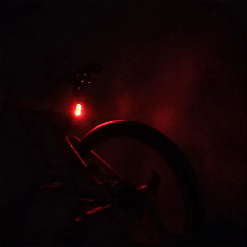 Bike Baglygte På Cykel Lys Induktion Hale Lys Bike Cykel Advarselslampen Magnetiske Magt Generere Baglygte