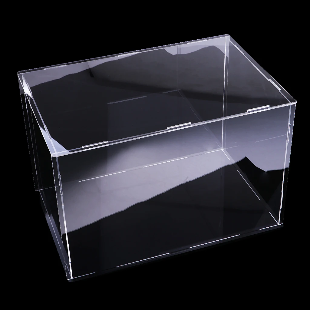 Transparent Akryl Display Sag Vitrina Transparente Acryl Display Box Skuffe Støvtæt Opbevaring Vis Box 40x20x20cm