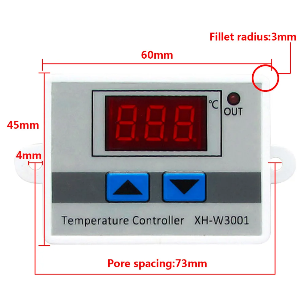 10A Termostat Inkubator Kontrol Mikrocomputer-Probe vejrstation med Digital LED-Termometer Temperatur Controller AC 12/24/220