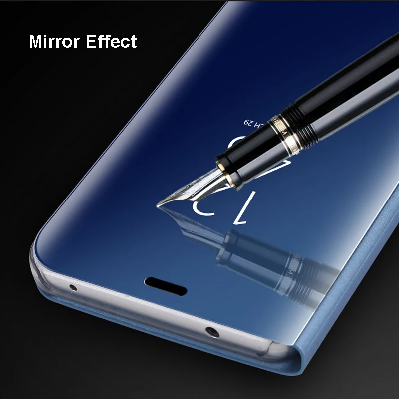 Smart Sag Spejl Clear View Cover Til Huawei Mate 10 9 Pro P10 Plus Smart Flip Case Til Huawei Mate 20 30 Pro P30 Pro Tilfælde Capa