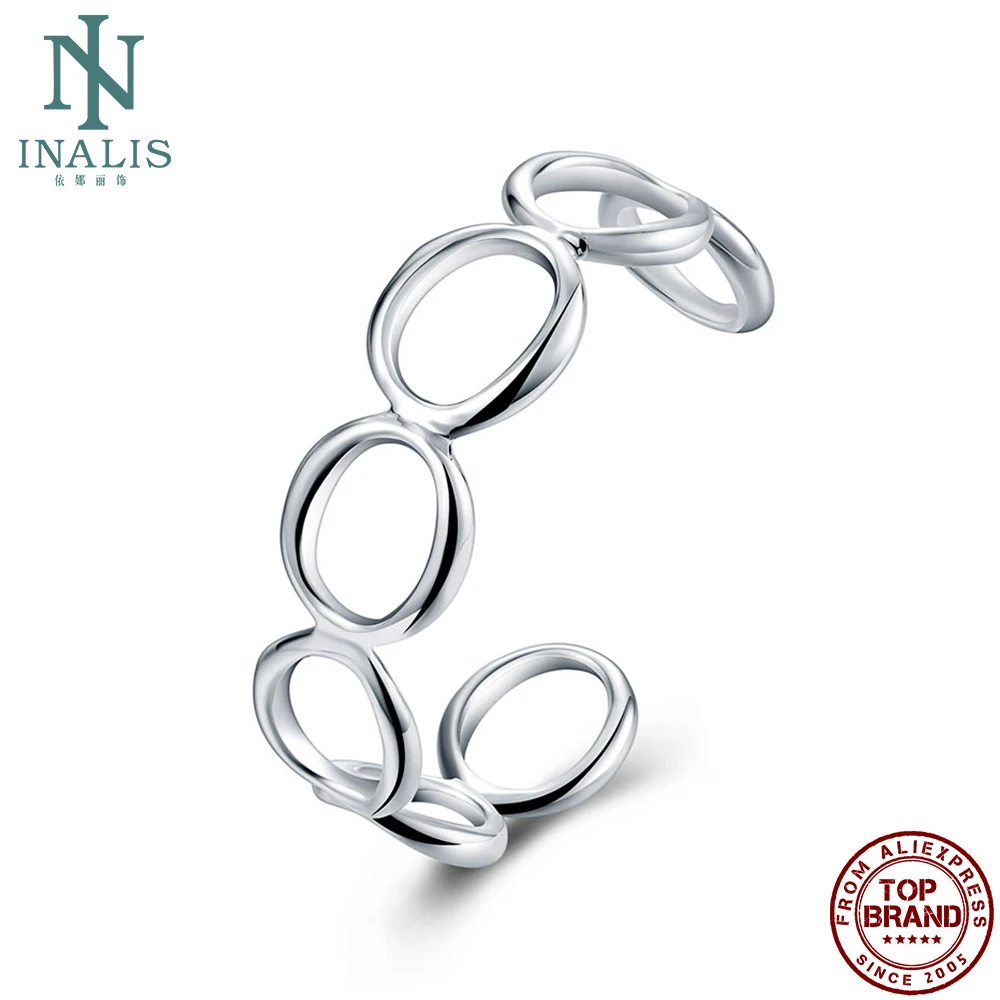 INALIS 7-Ring, Armbånd Til Kvinder, Romantiske Hvide Runde Minimalisme Kvindelige Armbånd Jubilæum Mode Smykker Gave Anbefale