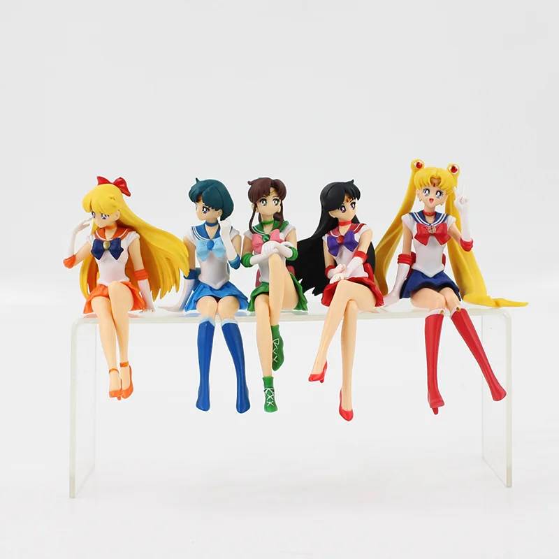 13~15 cm Animationsfilm Pause Tid Figur Sailor Moon Kviksølv Mars, Venus, Jupiter Action Figur Toy PVC-Model Dolls Stor Gave