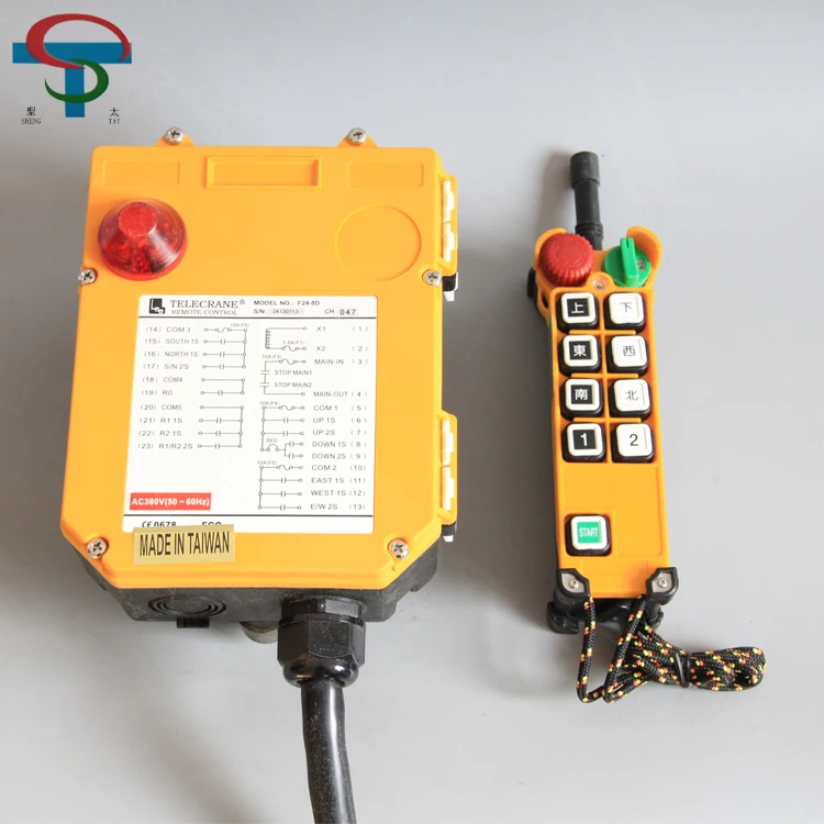 Telecrane/uting/saga/JUUKO/Henjel industrielle trådløse radio fjernbetjening, der bruges til kontrol maskine