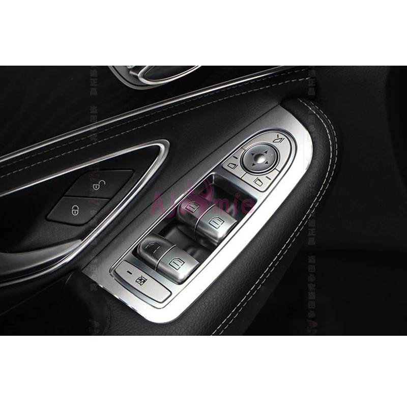 For Mercedes Benz W205 Klasse C C300 C200 C180 GLC GLC260 2016 vinduesglas Skifte Trim Dække Bil Styling Tilbehør