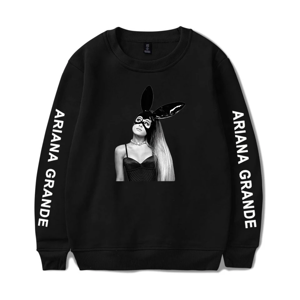 Ariana Grande Gud Er En Kvinde, Sweatshirts Og Hættetrøjer Afslappet Langærmet Hættetrøje Sweatshirt Moletom Feminino Streetwear Træningsdragt Toppe