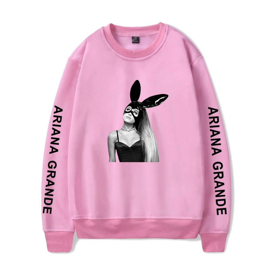 Ariana Grande Gud Er En Kvinde, Sweatshirts Og Hættetrøjer Afslappet Langærmet Hættetrøje Sweatshirt Moletom Feminino Streetwear Træningsdragt Toppe