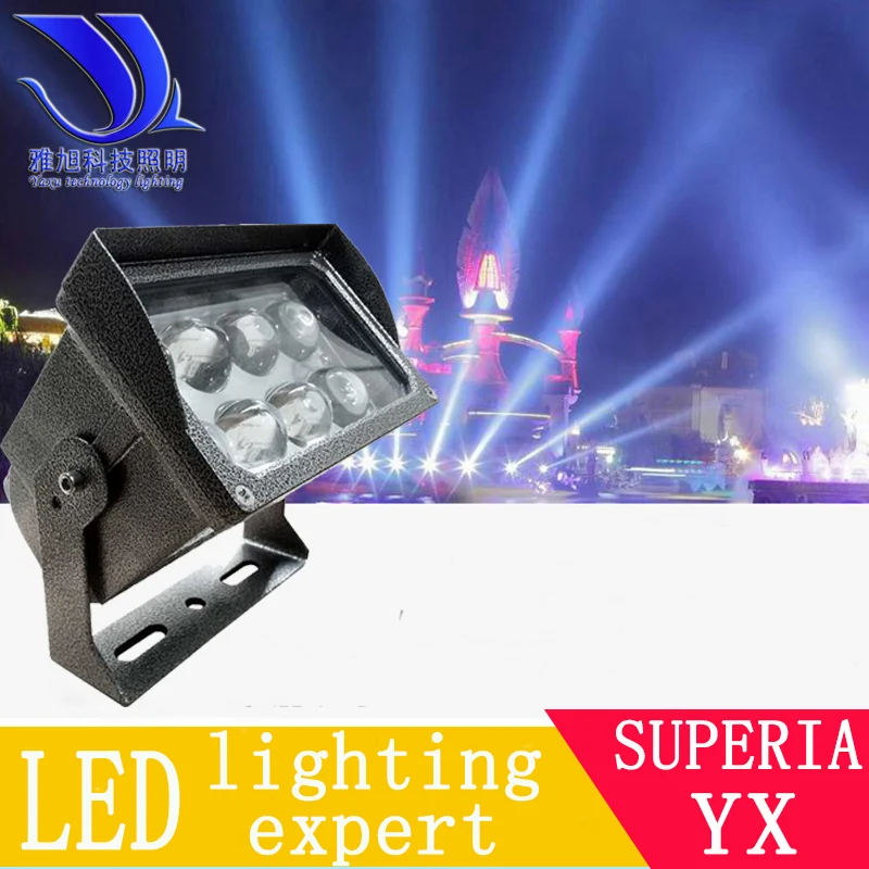 Udendørs LED Spotlight Vandtæt IP65 væglampe Smal strålevinkel 3W LED Projektør 10W Spot Lampe Lang Afstand Wall Washer Lampe