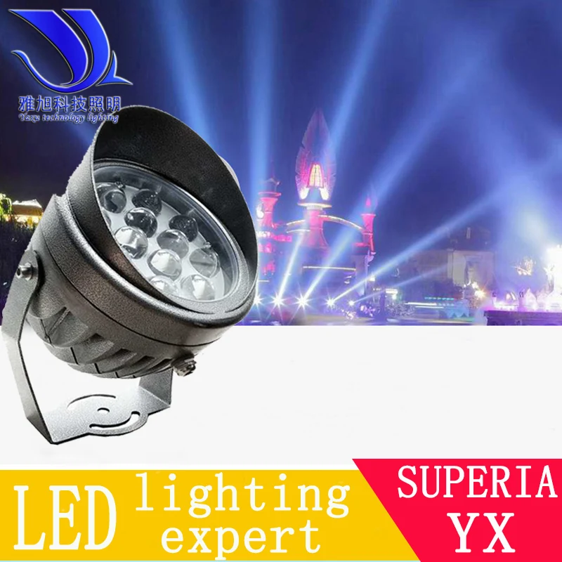 Udendørs LED Spotlight Vandtæt IP65 væglampe Smal strålevinkel 3W LED Projektør 10W Spot Lampe Lang Afstand Wall Washer Lampe