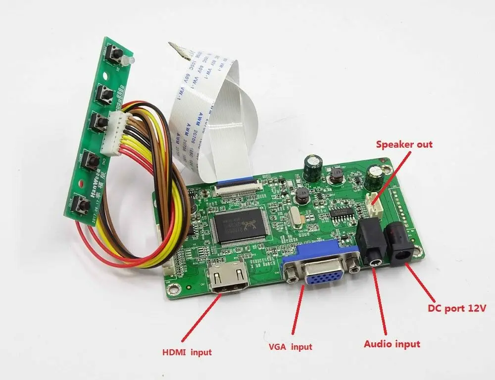 Yqwsyxl kit til NT156FHM-N41 NT156FHM-N31 NT156FHM-N61 HDMI + VGA-LCD-LED LVDS EDP-Controller Board-Driver