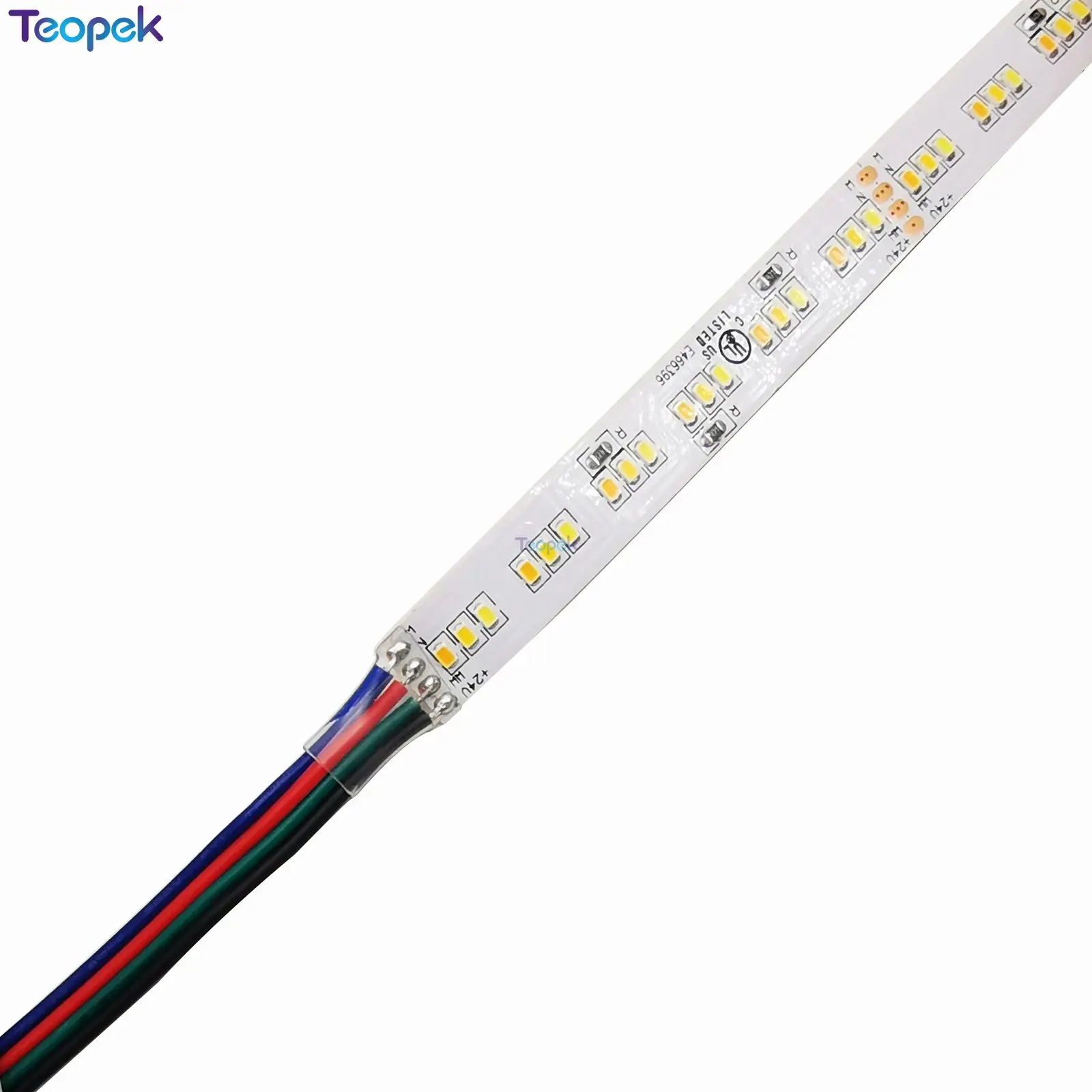 CRI>90 2216 CCT Tricolor LED Strip DC24V Justerbar CCT LED strip 252Led/m for at ændre farve WW+NV+CW Tre farver 5m/roll