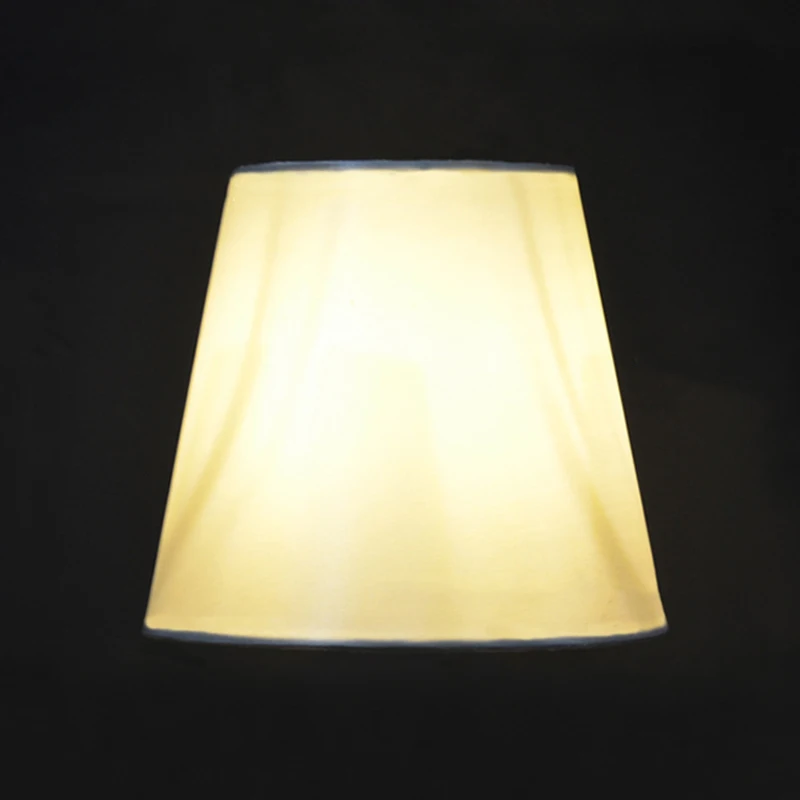 LAINGDERFUL Moderne Klud Art Indre Film Lampeskærm Nordisk Enkelthed Lys Skygge Solid Lampe Nuancer til bordlamper