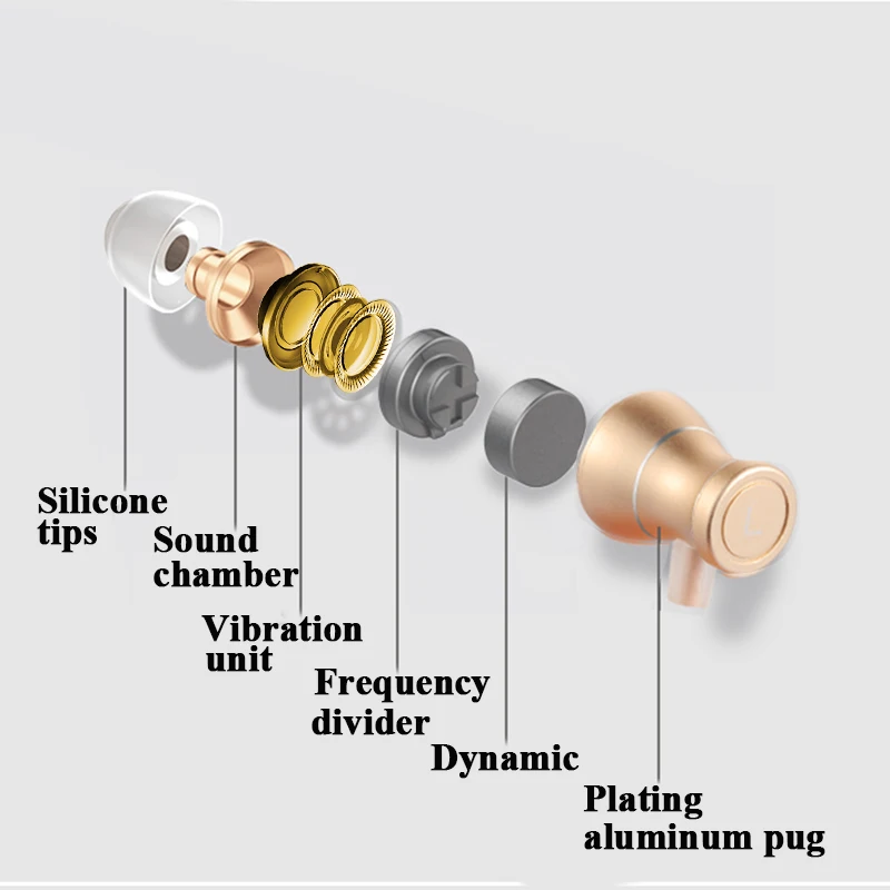I-Øret Hovedtelefoner Headset In-line Kontrol Magnetiske Klarhed Stereo Lyd Med Mic Hovedtelefoner Til iPhone, Mobiltelefon, MP3-MP4