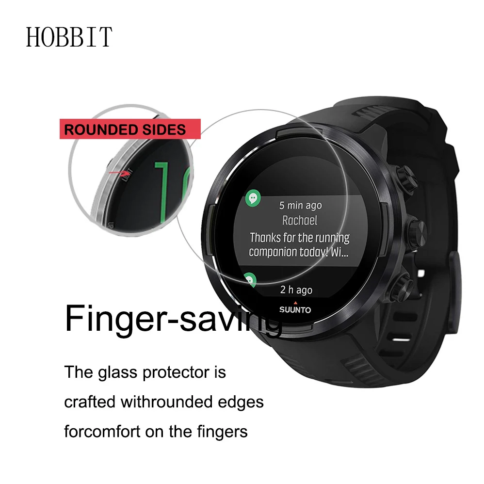 For Suunto 9 Baro Smart Ur 0,3 mm 2.5 D 9H Klart Hærdet Glas Skærm Protektor Anti-Ridse Smartwatch Film Til SUUNTO 9 BARO
