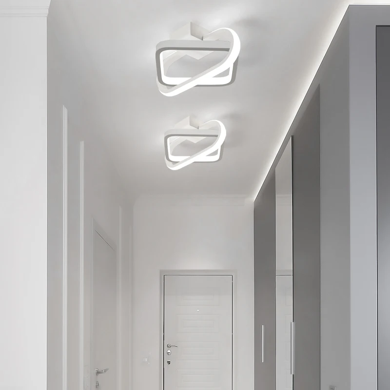 LICAN Moderne LED-loftsbelysning til sengen Midtergangen korridor balkon Indgang Glans Avize LED Loft Lampe til hjemmet