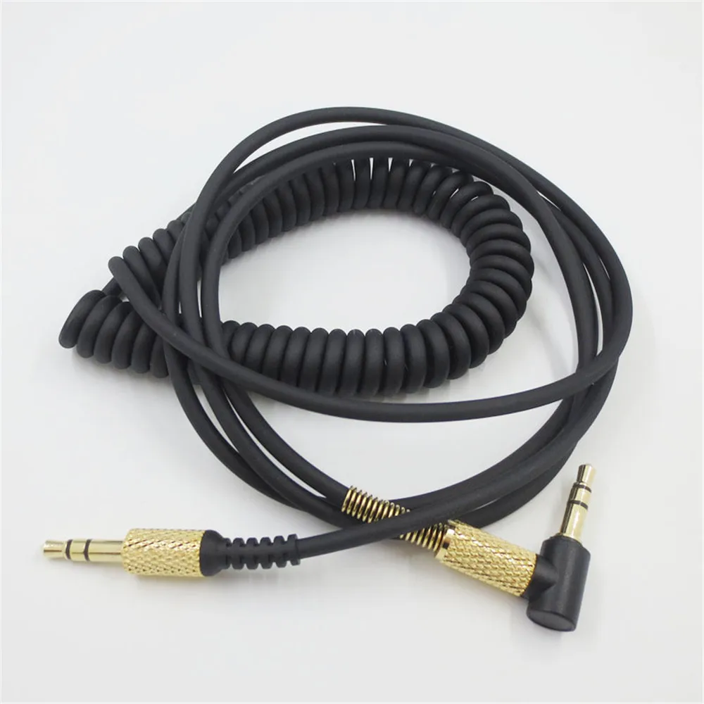 Audio-Kabel til Marshall Major II Monitor Hovedtelefon Udskiftning Foråret Kabel Ledning med Mikrofon Volumen Kontrol