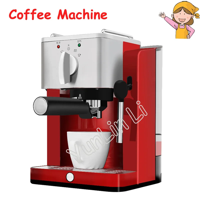 Espresso Kaffemaskine 15 bar og Mini-Damp-Kaffemaskine Pumpe-Type højtryks-italiensk Kaffemaskine Cafetera TSK-1827RA