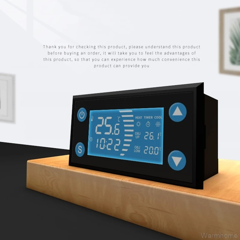 AC 110-220V Intelligent Termostat med Timer Køle Varme for Inkubator Akvarium Drivhus Temperatur Controller LCD-Display O31 20