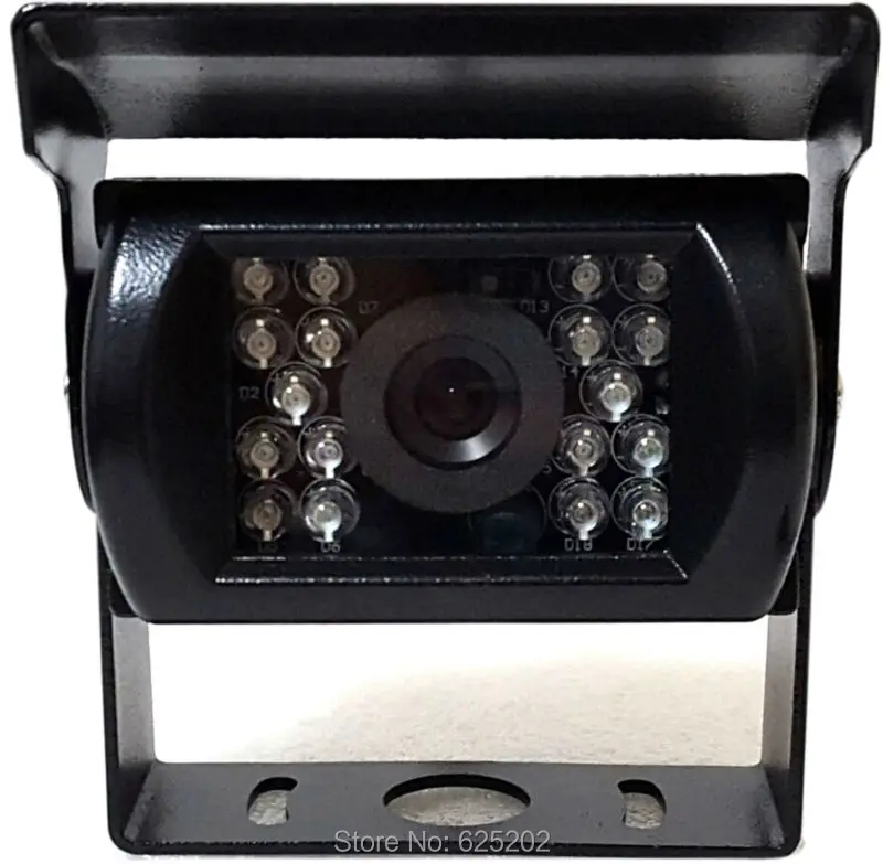 IP66 CMOS 1000TVL Køretøj Kamera med Luftfart Hoved-Stik til Bil, Taxa og Lastbil Overvågning