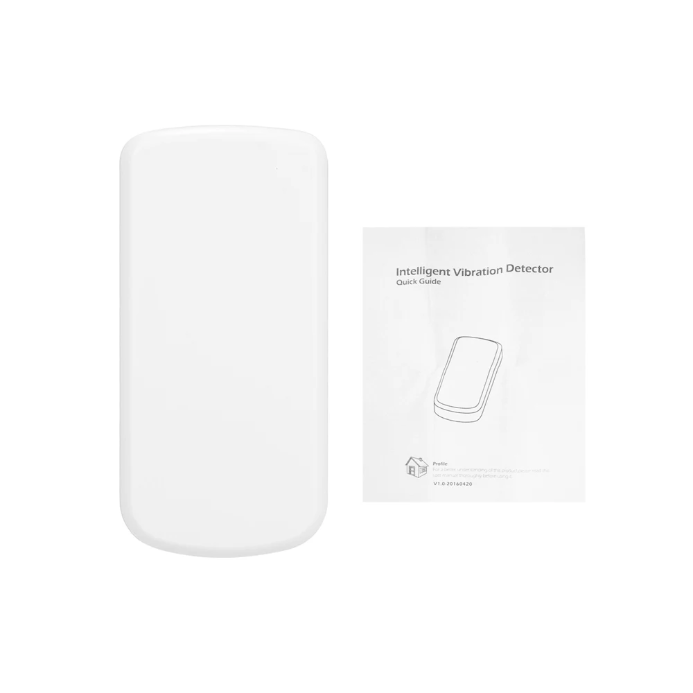 Trådløse Vibration Sensor Døren Windows Intelligent vibrationsdetektor til Hjem Sikkerhed Alarm sikkerhedssystem, Høj følsomhed