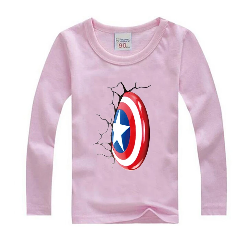 Nye Superhelt kids T-shirt til piger Tøj Avenger Drenge T Shirt Tøj Captain America Superhelt 3D Printet T-Shirt Tøj