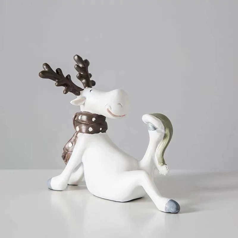 [NOVEMBER]Nordiske elk hjem dekoration dyr ornamenter Jul kreative søde gaver, kunsthåndværk