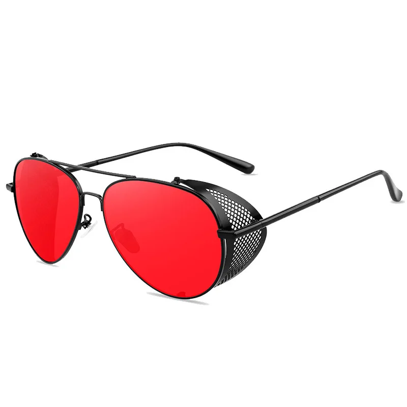Steampunk mode Solbriller Brand Design for Mænd, Kvinder Vintage Metal Steam Punk Sol briller UV400 Shades Brillerne Gafas de Sol