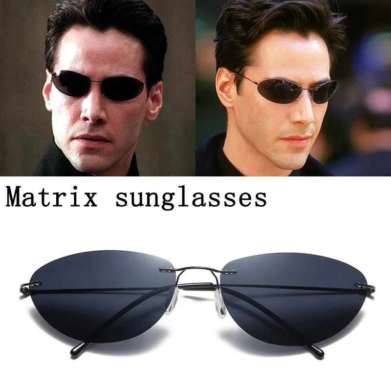 Titanium Matrix Neo Stil Polariserede Solbriller Ultralet Uindfattede Mænd Kørsel, Brand Design, Sol Briller, Oculos De Sol