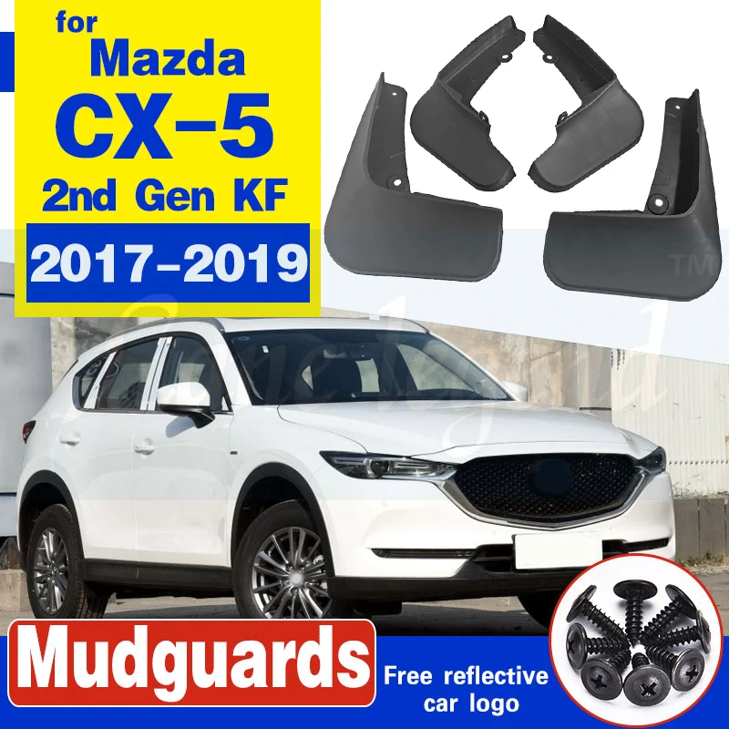 Foran Bagerste Bil Mudder Klapper For Mazda CX-5 CX5 2nd Gen KF 2017 2018 2019 Stænklapper Splash Vagter Mudder Klap Stænkskærme Bil Tilbehør