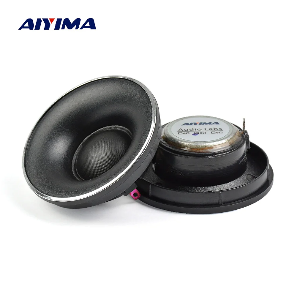 AIYIMA 2STK Diskant-Højttaler 52MM 6 Ohm / 10W Silk Dome-Neodym-Magnetiske Diskant-Højttaler Højttaler
