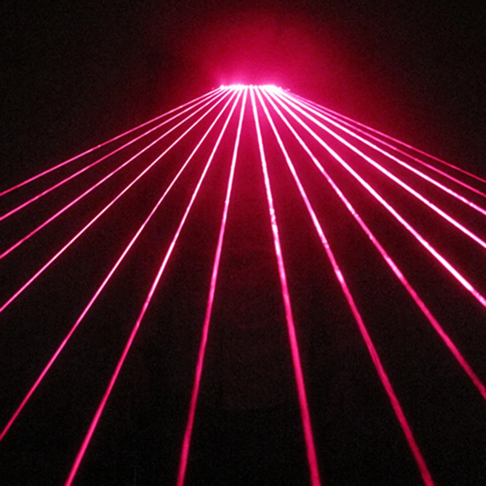 Rød Laser Bærbare Brille Disco Musik DJ Scenen Viser Laser Nat Lampe Glas Ferie julefrokost Lys Lasering Briller