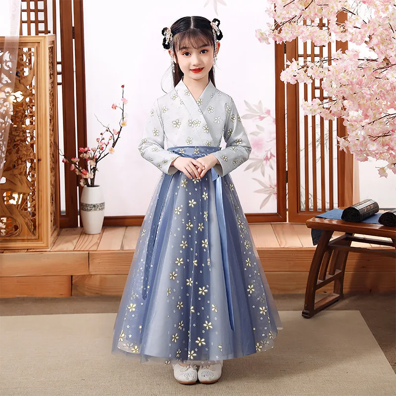 Hanfu Børn Kjoler For Piger Hanfu Gamle Kinesiske Stil Traditionelle Hanfu Prinsesse Kjole Hanfu Cosplay Kostume Pige Tang Passer