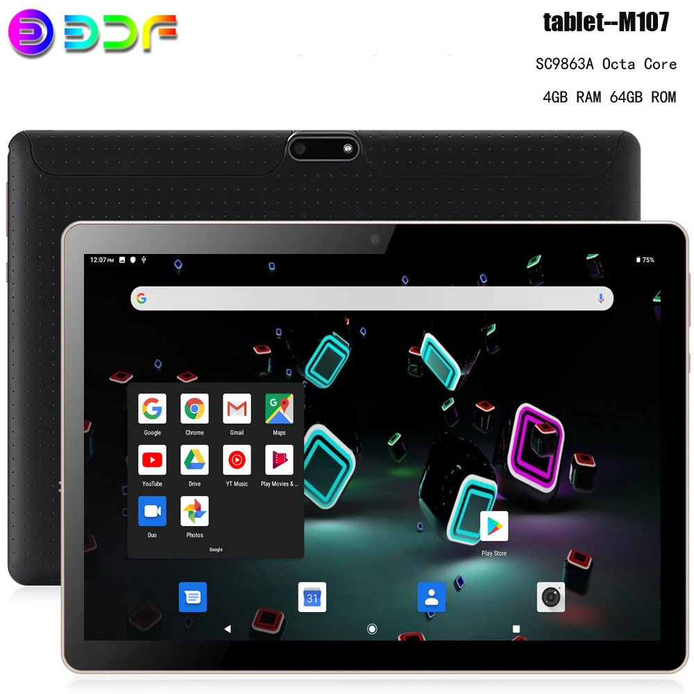 Nye 10,1-tommer Tablets 4G Telefon Opkald 4GB+64GB Octa Core SC9863A Tablet Android 9.0 Wi-Fi Bluetooth Dual SIM Oprindelige Tablet PC