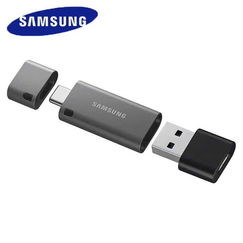 Samsung DUO Plus USB 3.1 Flash Drive 32GB, 64GB 128GB 256GB Metal Type C Memory Stick Pendrive til smartphone, tablet, computer