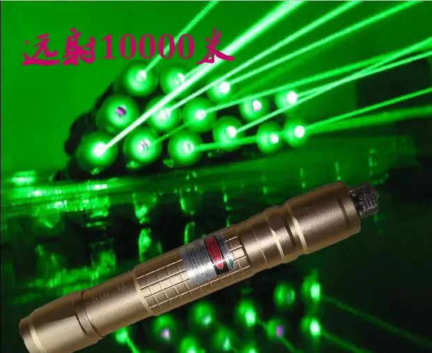 High Power Militære 500000m 500W 532nm Grøn laser pointer LAZER Lommelygte lys Brændende Tændstik Brænde Cigaretter Jagt