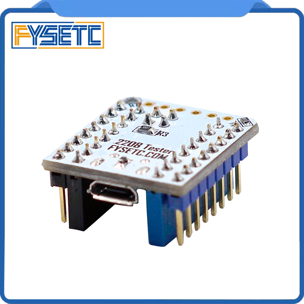 1pc TMC2208 Tester Med Stabelbar Overskrifter For Test Eller Blinkende Parameter Tilstande Af TMC2208 Drift På USB Til Seriel Adapter
