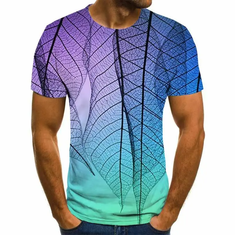 Sommeren 2020 3D-T-Shirt Mænd Casual Streetwear Trykt Korte Ærmer Fashion Comfort Sjove Tshirt Camisetas Hombre Plus Størrelse