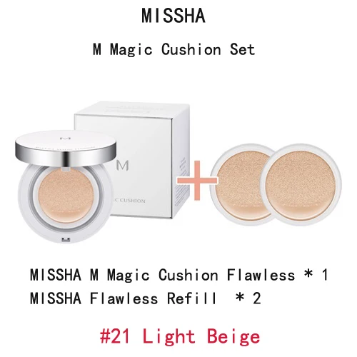 MISSHA M Magic Pude Fejlfri #21 #23 BB Cream Fugtgivende Concealer Varig Nude Makeup Lysning af Pigment Korea Kosmetik