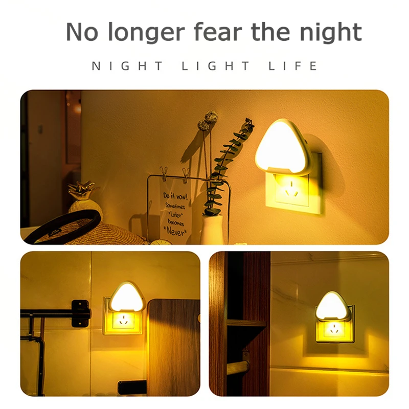 LED nat lys fjernbetjening induktion væglampe hjem soveværelse mor og baby sengelampe, stue 2020 room dekoration