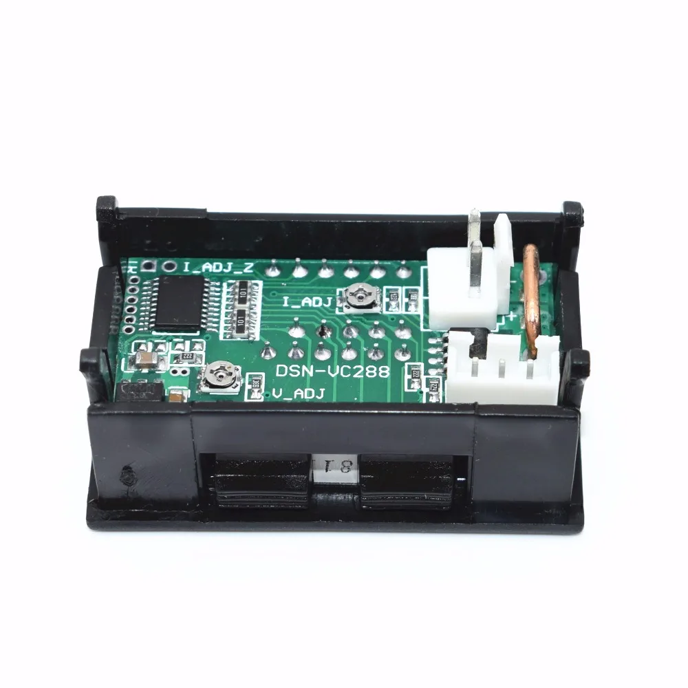 50stk DC 0-100V 10A Digital Voltmeter Amperemeter Dual Display Spænding Detektor Nuværende Meter Panel Amp Volt Måler 0.28