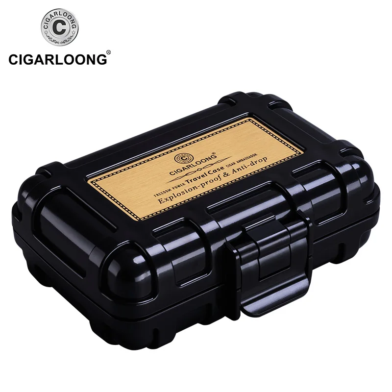Cigar værktøjskasse Multi-funktionelle for Cigarettænder Cigar Cutter Rejse Bærbar Box (kun bogstaver)CA-0017
