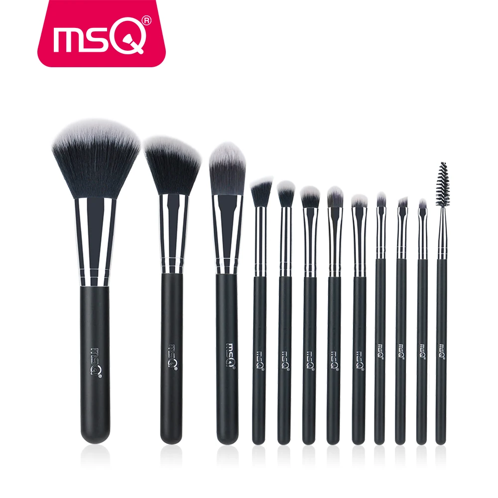 MSQ Makeup Pensler Sæt Foundation, Eyeliner, Øjenskygge Sculpting Børste Blanding 35PCS 32PCS 27PCS Make Up Børste med Syntetiske Hår