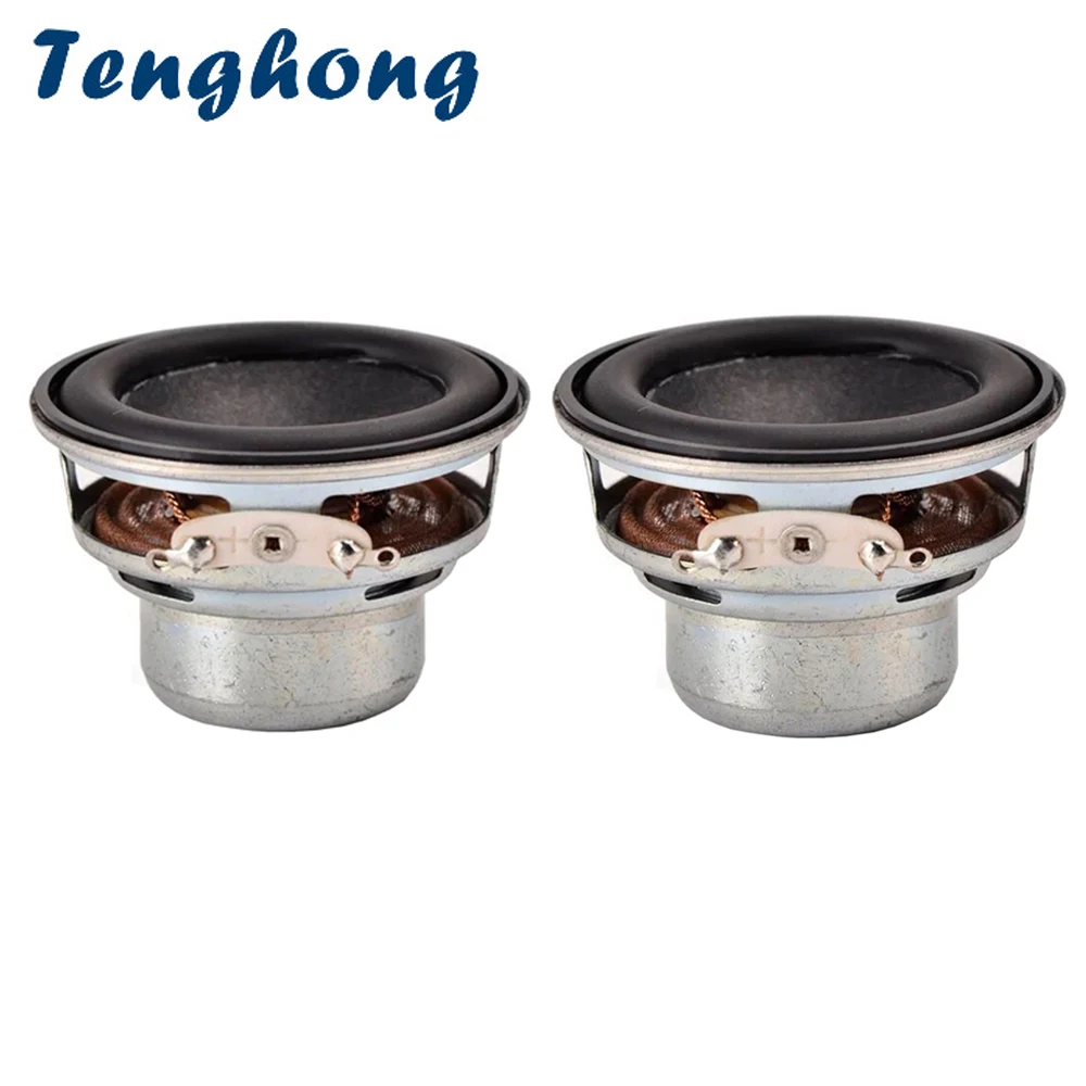 Tenghong 2stk Mini Lyd Bærbare Højttalere 45MM 4Ohm 8W Full-Range Højttaler Enhed 18 Kernen For Home Theater Sound System DIY