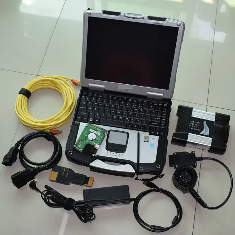 Bil med reparation for B MW ICOM Næste Diagnostisk Værktøj til+Software 2020 HDD Auto-Scanner ICOM+CF-30 Toughbook CF30 PC 4GB