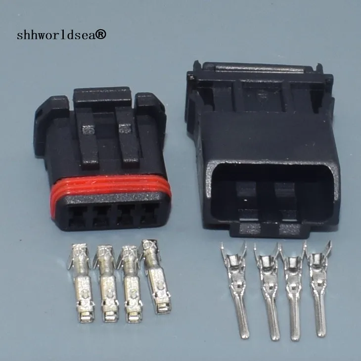 Shhworldsea 4 Pin/Måde 1,2 mm Bil Mandlige Kvindelige Auto-Kabel, El-040 Ledninger, Stik, Stik MX19004P51 MX 19004S51
