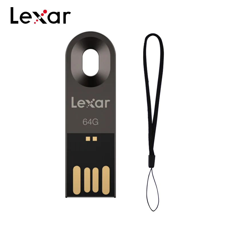 Lexar Jumpdrive M25 USB Flash Drive 16GB 32GB USB 2.0 Metal Pendrive 64GB Mini U USB-Stick Memory Stick