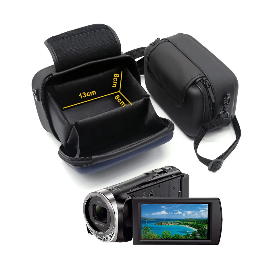 HD Videokamera DV Hårdt Taske Til Sony HDR-CX270E HDR-CX580E HDR-CX360E HDR-CX210E HDR-CX560 XR260E XR160E HDR-AS50 CX610 kamerataske