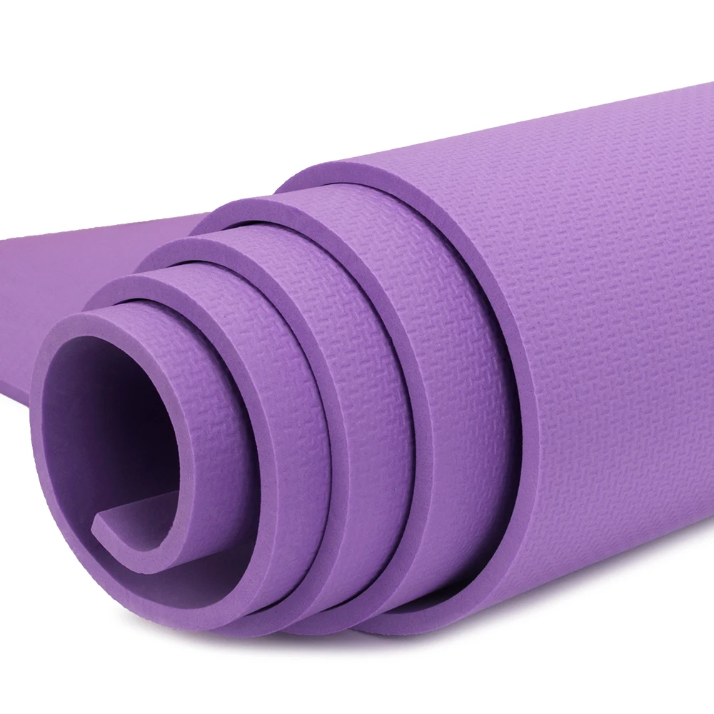 EVA yogamåtte 6MM Tyk skridsikker Trænings-og Pad Til Yoga, Pilates Øvelse