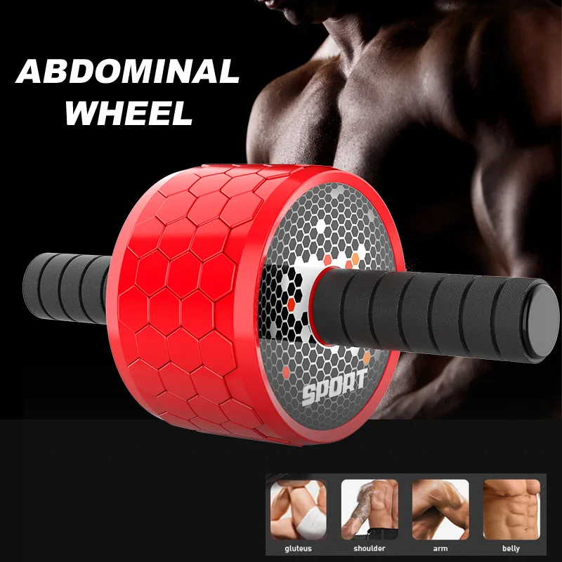 ABS trænings-og abdominal wheel motion ABS roller trænings-og rullelejer udstyr herre og dame hjem gym mute roller arm uddannelse Udstyre